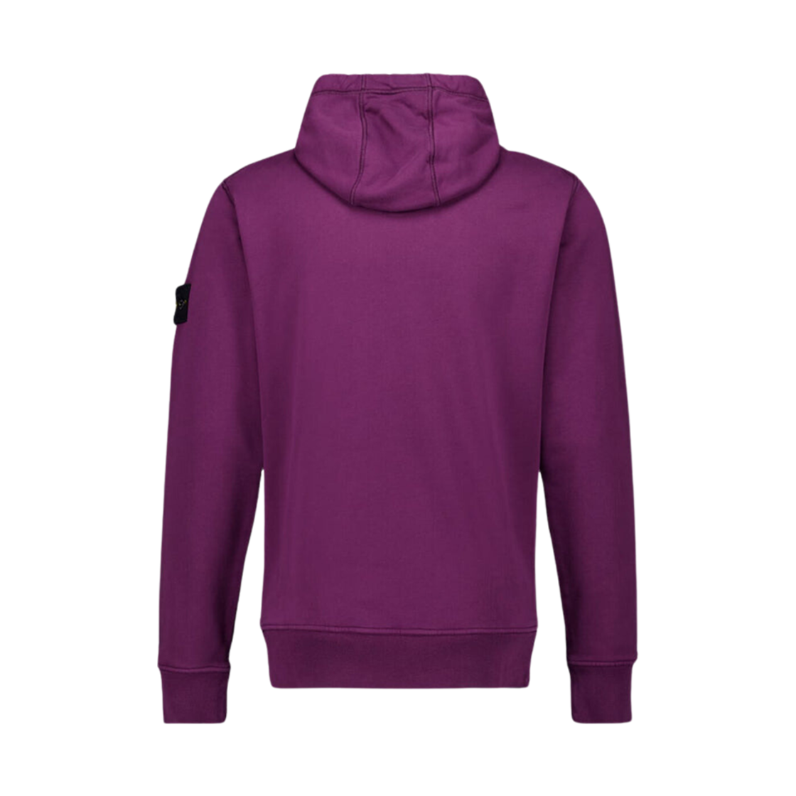 스톤 아일랜드 64151 파우치 포켓 코튼 플리스 후드 스웨트셔츠 버건디 - 24FW(Stone Island 64151 Cotton Fleece Hooded Sweatshirt with Pouch Pocket Burgundy - 24FW) - 2