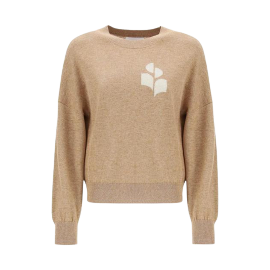 PU0053FA-A1X05E-50CM (W) Isabel Marant Marisans Cotton Sweater Camel - 24FW