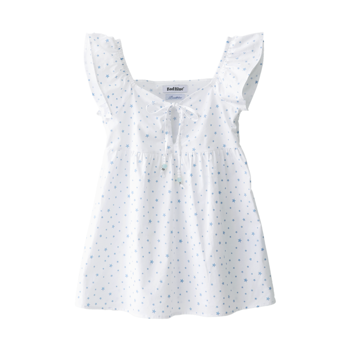 b2557 BadBlue Shooting Star Angel Dress White