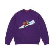 Supreme Snowmobile Sweater Purple - 24FW