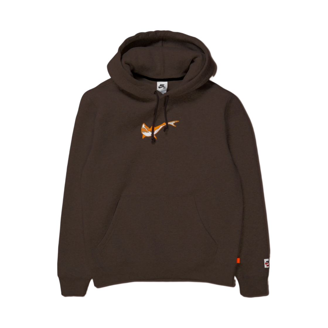 DJ3680-237 Nike SB x Oski Fleece Skate Hoodie Brown