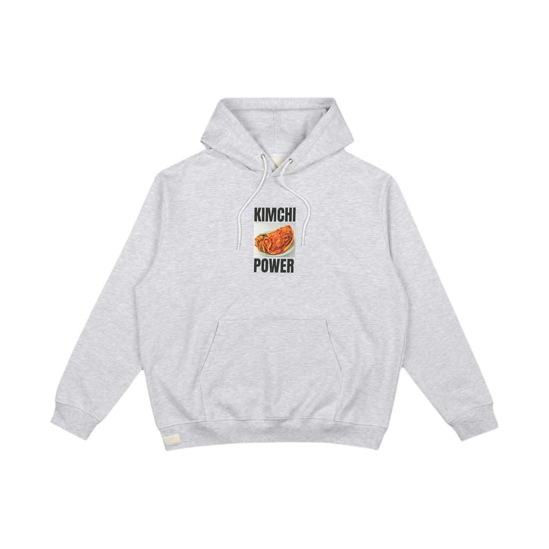 카시나 x 후정우 김치 파워 후드 헤더 그레이(KASINA x WJW Kimchi Power Hoodie Heather Grey)
