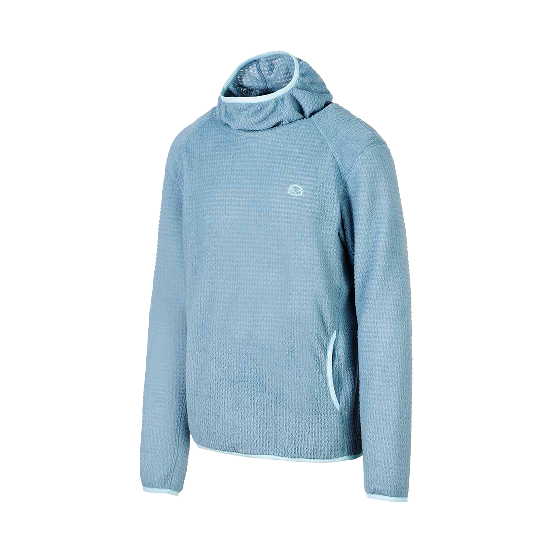 ZU1LSS2502LBL Zerogram Polartec Alpha120 Hoodie T Light Blue