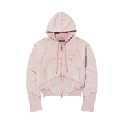(W) Mischief Balloon Hoodie Washed Pink Brown