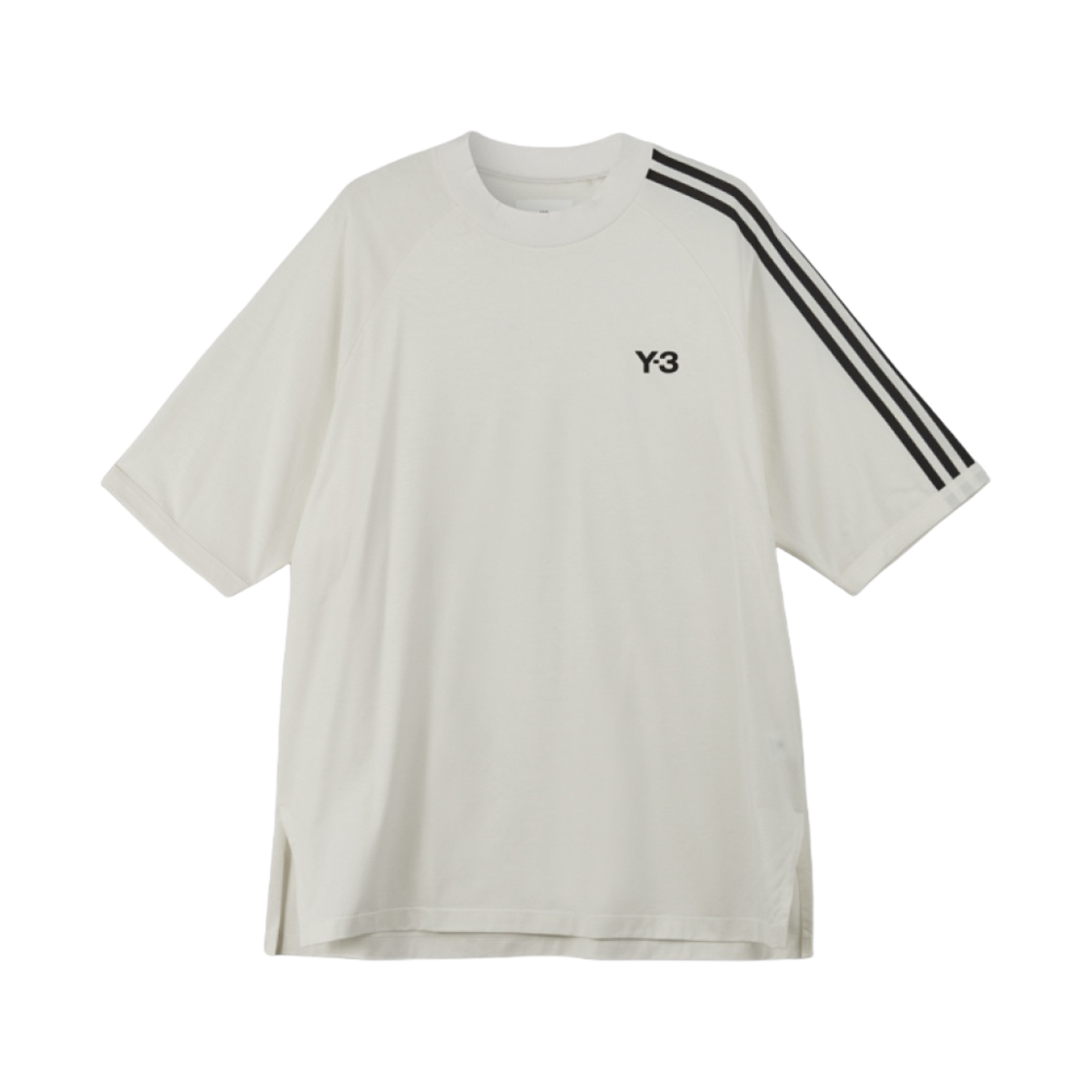 Y-3 3S 숏슬리브 티셔츠 오프 화이트 블랙