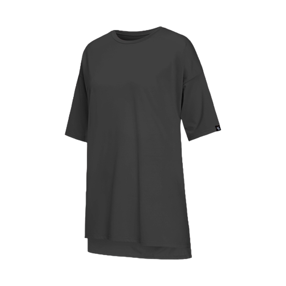 (W) 젝시믹스 필리퍼 오버핏 티셔츠 블랙((W) Xexymix Philiper Over Fit T-shirt Black) - 2
