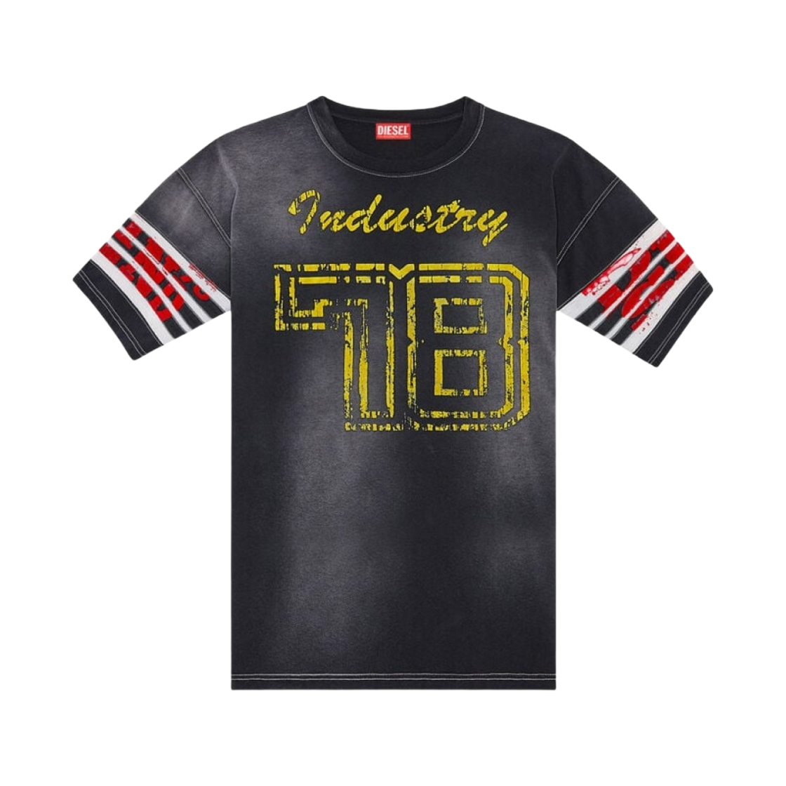 A121190WHAL-9XX Diesel T-Bost T-Shirt Black
