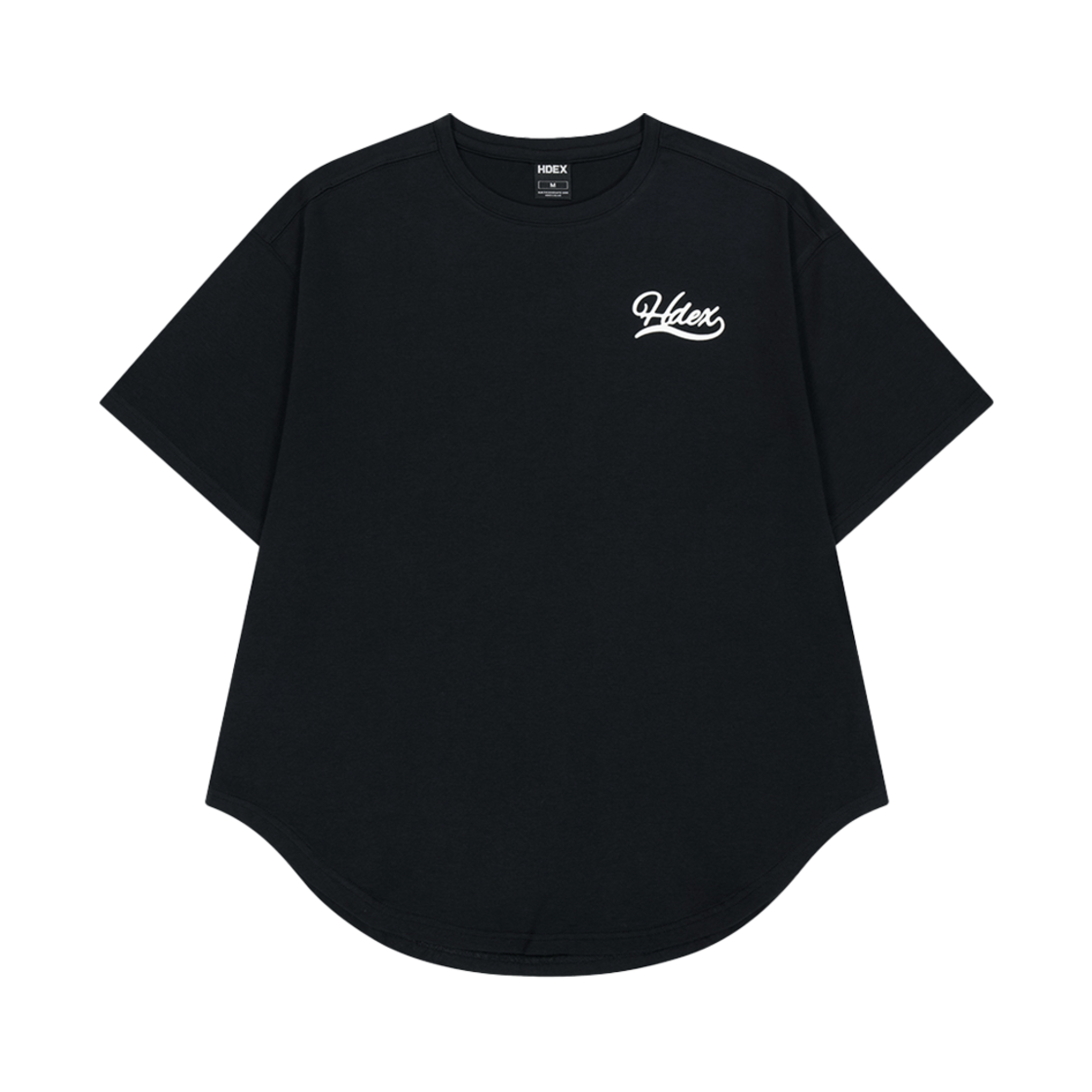 에이치덱스 우먼스 레터링 모달 커버업 숏 슬리브 블랙