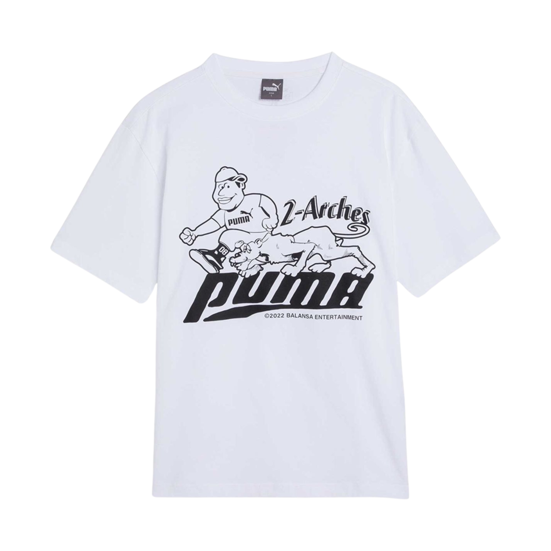 푸마 x 발란사 그래픽 티셔츠 1 화이트(Puma x Balansa Graphic T-shirt 1 White) - 1
