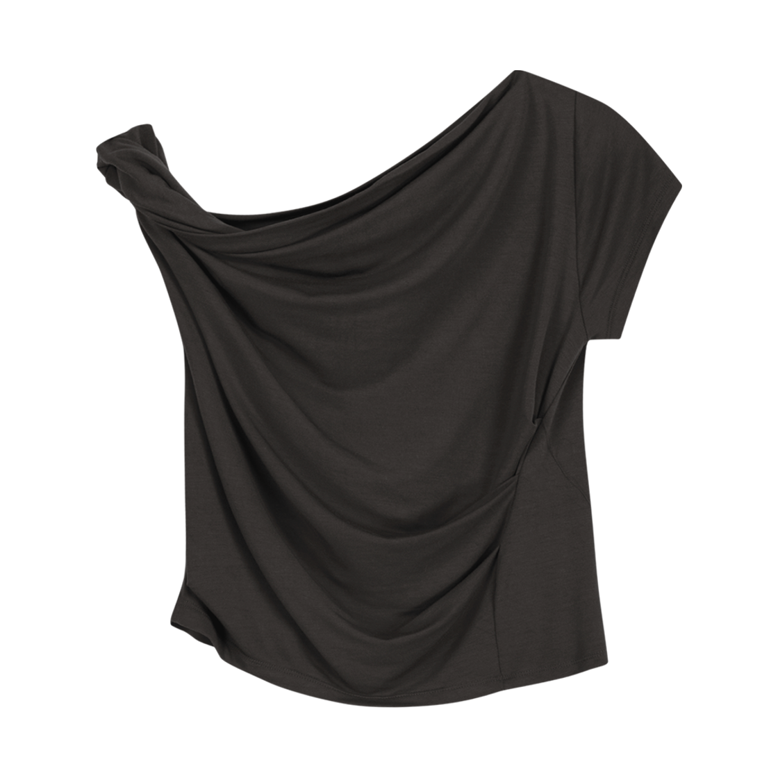 25SS-TS06-CC OJOS Twisted Tuck Cap Sleeves Charcoal