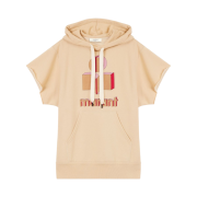 (W) Isabel Marant Milesy Logo Hoodie Sweatshirt Honey - 22SS