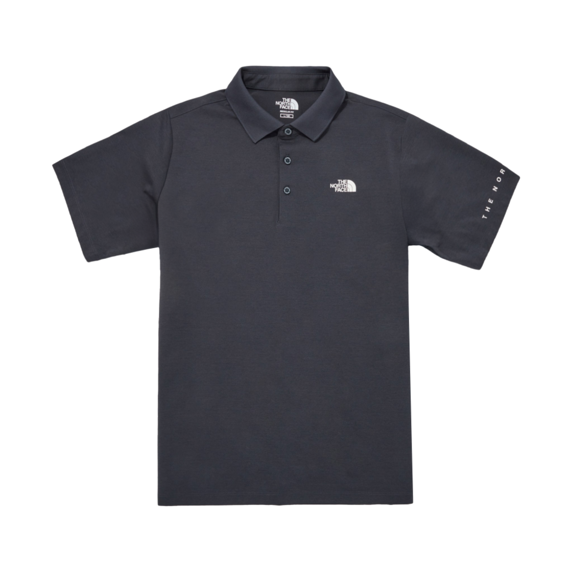 NT7PQ02K The North Face White Label Stinson S/S Polo Dark Grey