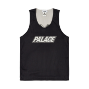 Palace Mesh Reverso Border Vest Black - 24SS
