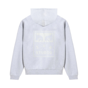 IAB Studio x Obey Icon Extra Heavy Zip Hoodie Grey Heather