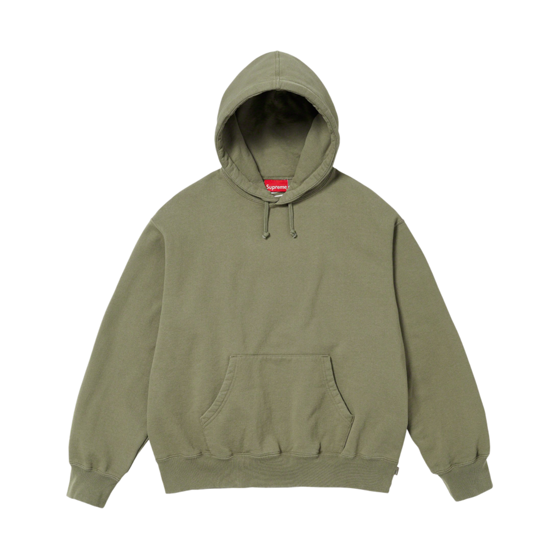 슈프림 사틴 아플리케 후드 스웨트셔츠 라이트 올리브 - 23FW(Supreme Satin Applique Hooded Sweatshirt Light Olive - 23FW) - 2