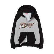 NYXX Color Block Flow Hood Zip-Up Black
