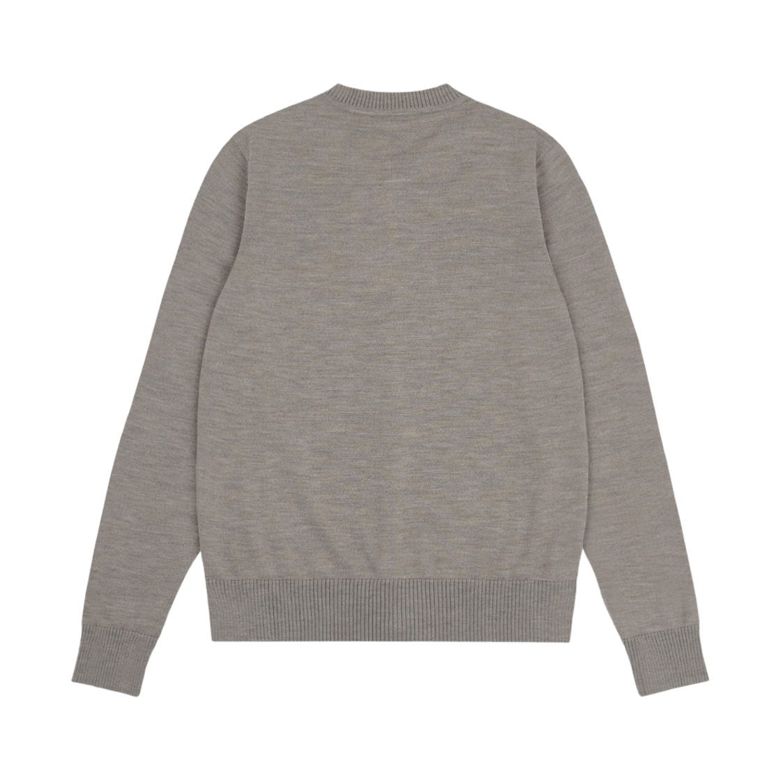 GW00544KT1036-H250 (W) Maison Kitsune Double Fox Head Patch R-Neck Cardigan Beige Melange - #2
