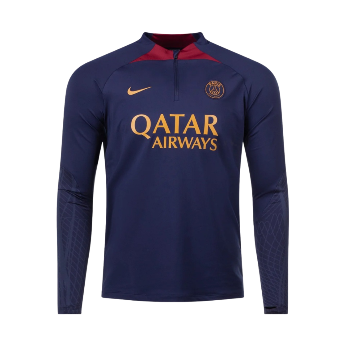 나이키 파리 생제르맹 드라이핏 스트라이크 사커 드릴 탑 블랙큰드 블루(Nike Paris Saint-Germain Dri-Fit Strike Soccer Drill Top)