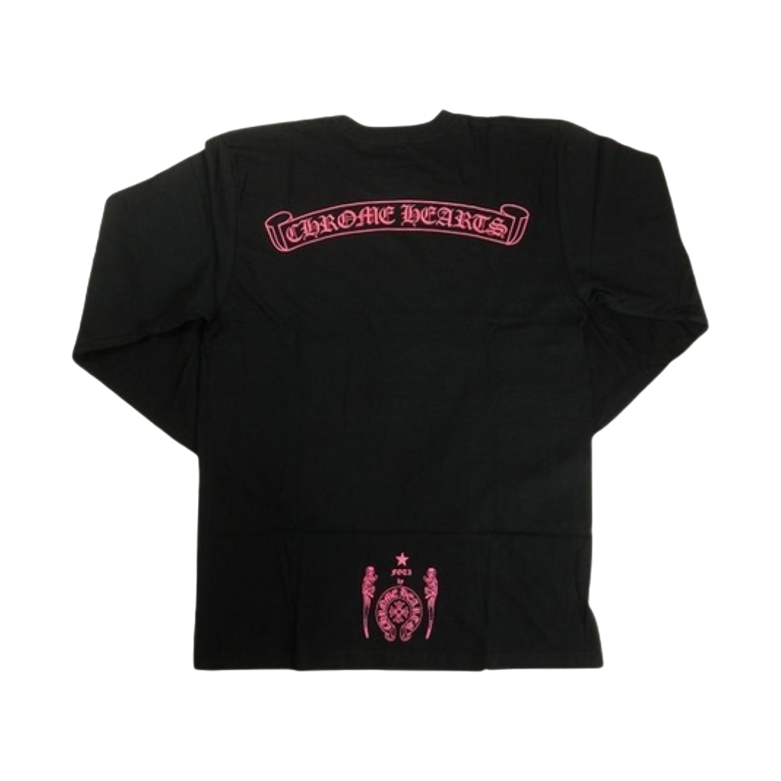 크롬하츠 포티 해리스 티터 롱슬리브 티셔츠 블랙 핑크(Chrome Hearts Foti Harris Teeter Long Sleeve T-Shirt Black Pink) - 2
