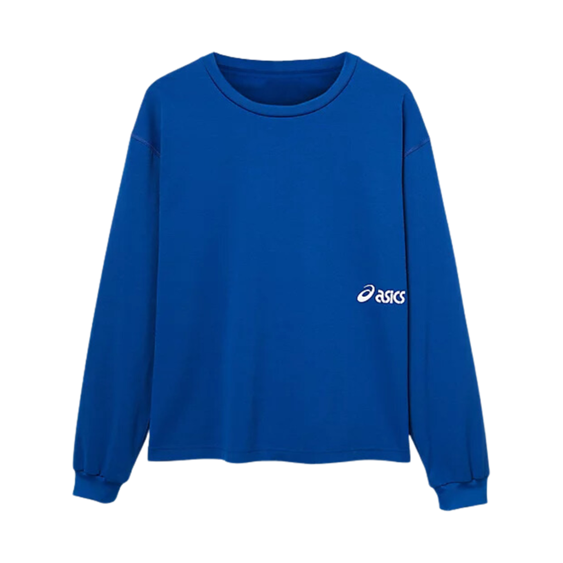 2203A288-400 Asics Graphic Long Sleeve T-Shirt Blue
