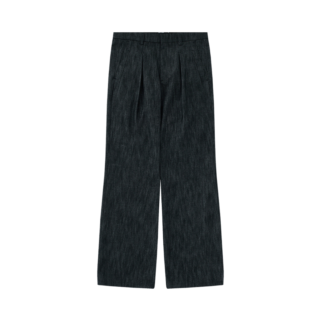 FW23PDP084BK Hongwoosung 2tucks Denim Bootscut Pants Black