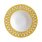 Hermes Soleil d’Hermes Soup Plate Yellow