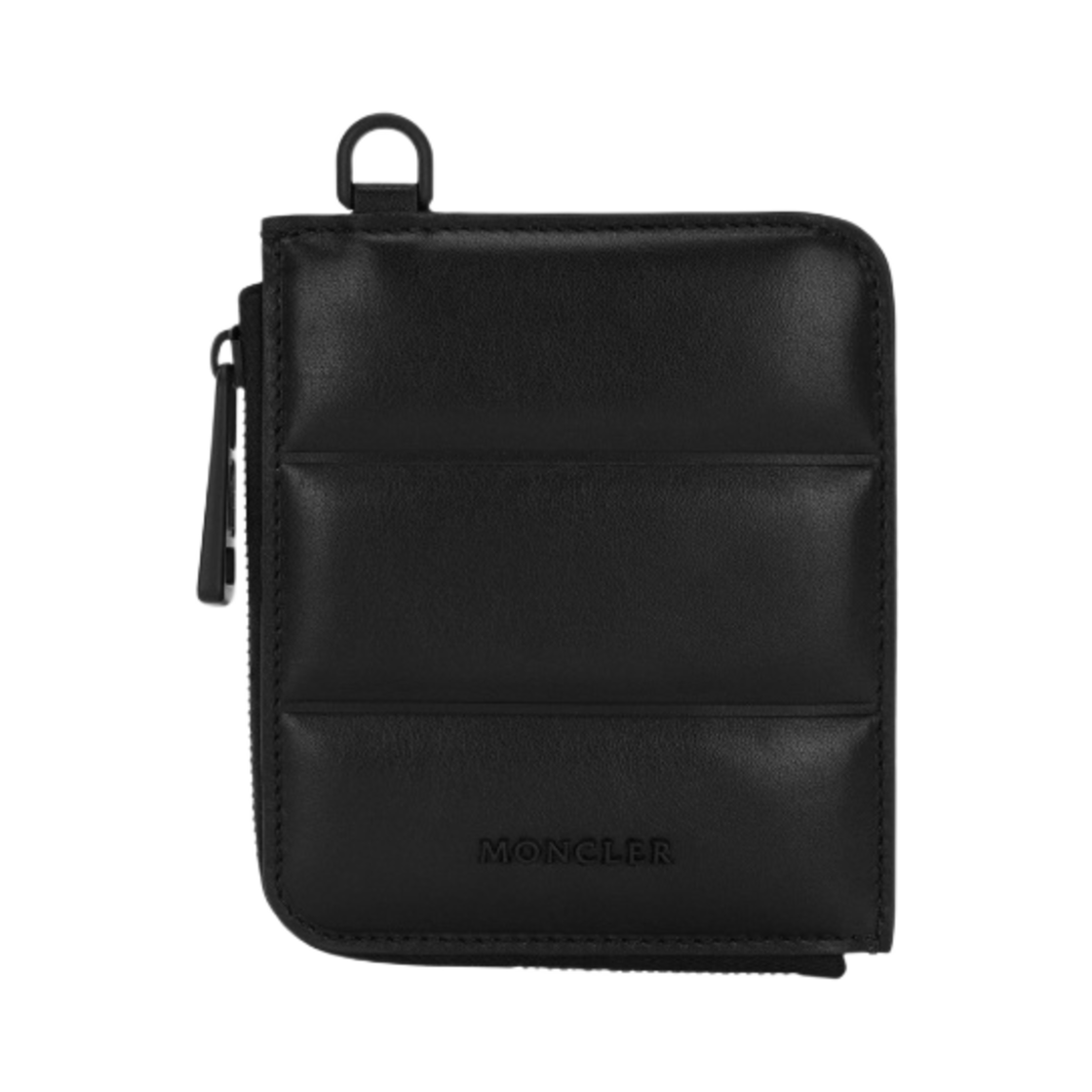 I1-09A-6C00003-M2743-999 Moncler Leather Wallet Black - 23SS