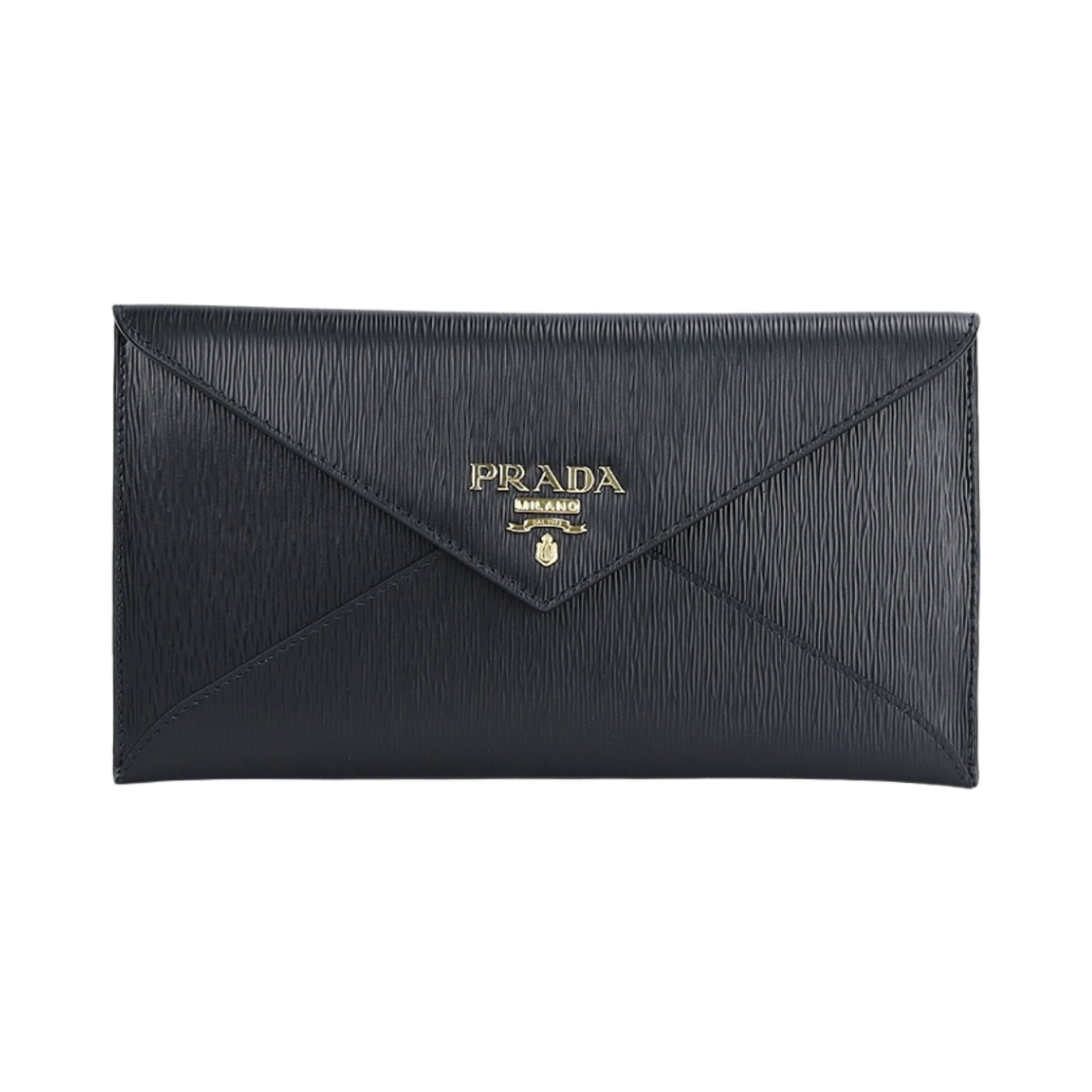 프라다 비텔로 무브 레더 엔벨로프 장지갑 블랙(Prada Vitello Move Leather Envelope Wallet Black) - 1