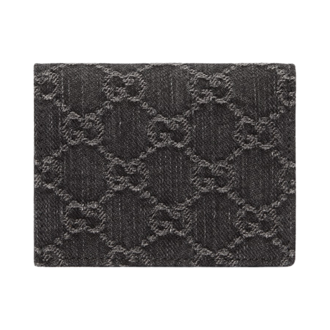 구찌 GG 마몽 카드 케이스 지갑 블랙 그레이 데님(Gucci GG Marmont Card Case Wallet Black Grey Denim) - 5