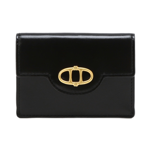 AAHO5E360BK Athe Vanessabruno Bottalato Flap Card Wallet Black