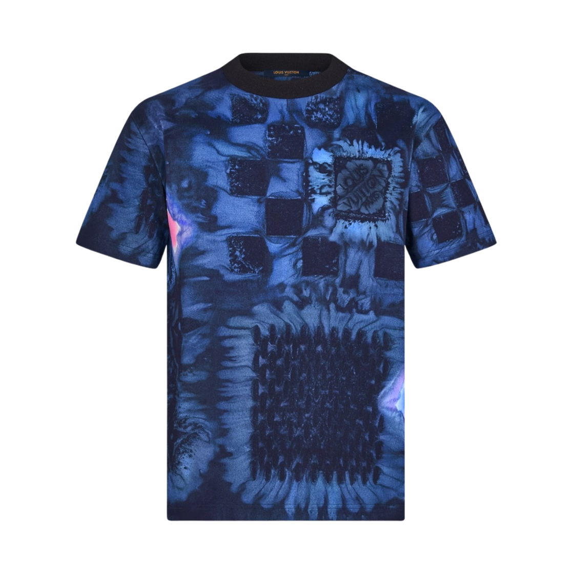 루이비통 솔트 프린트 티셔츠 네이비(Louis Vuitton Salt Print T-Shirt Navy) - 1