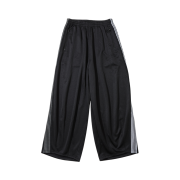 Needles H.D. Track Pants Black - Ecru 20th Exclusive
