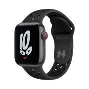 Apple Watch Nike SE 40mm Cellular Space Gray Aluminum Case Nike Sport Band USB C Anthracite Black (Korean Ver.)