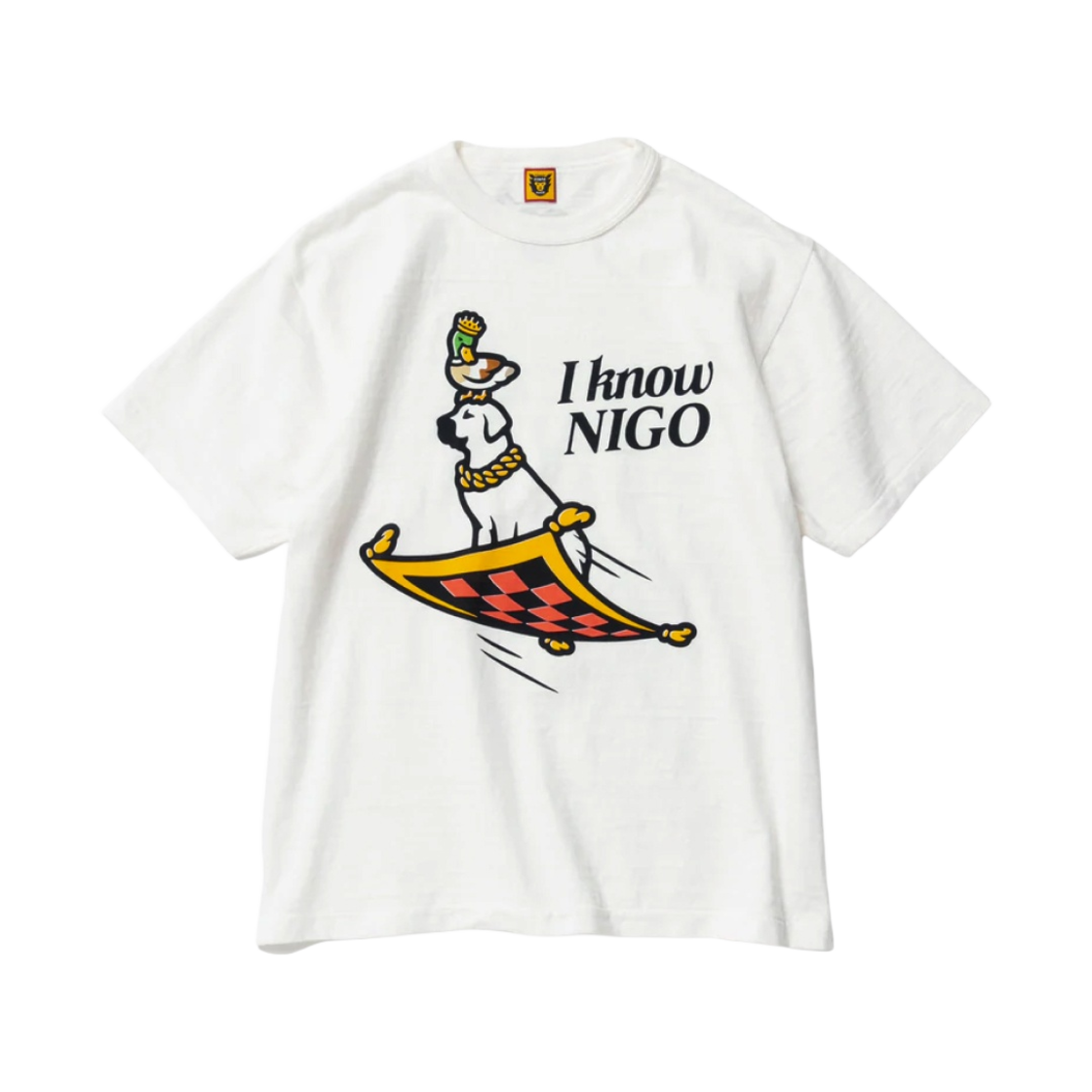 휴먼 메이드 아이 노우 니고 티셔츠 화이트