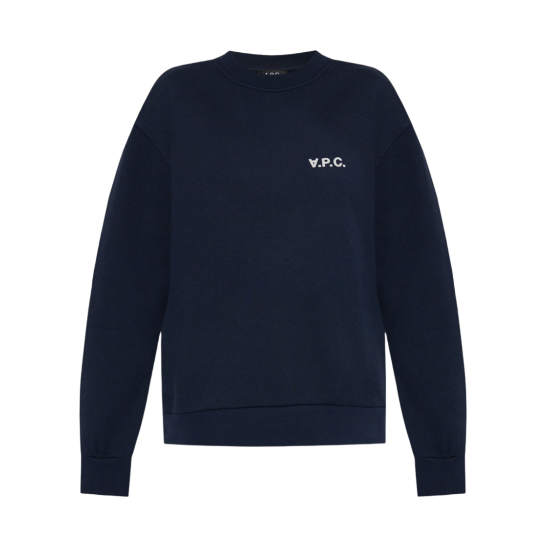 (W) 아페쎄 에비 스웨트셔츠 다크 네이비((W) A.P.C. Evy Sweatshirt Dark Navy) - 1