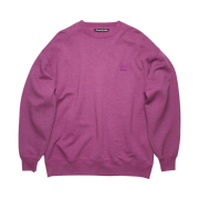 Acne Studios Forba Face Crewneck Sweatshirt Pink