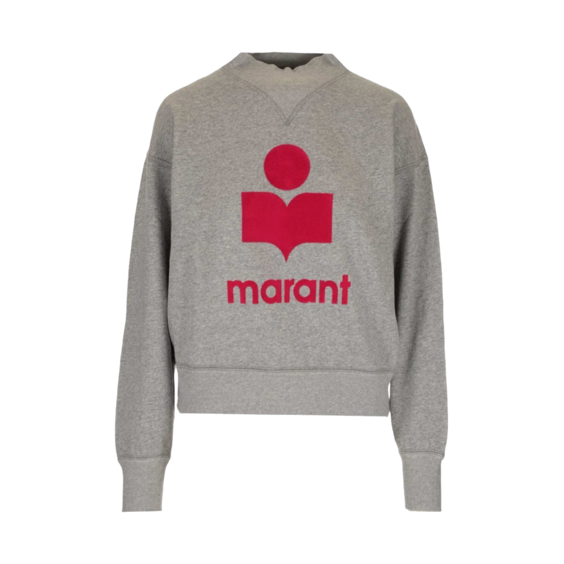 (W) 이자벨 마랑 모비 스웨트셔츠 그레이 푸시아 - 21FW((W) Isabel Marant Moby Sweatshirt Grey Fuchsia - 21FW) - 1