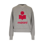 (W) Isabel Marant Moby Sweatshirt Grey Fuchsia - 21FW