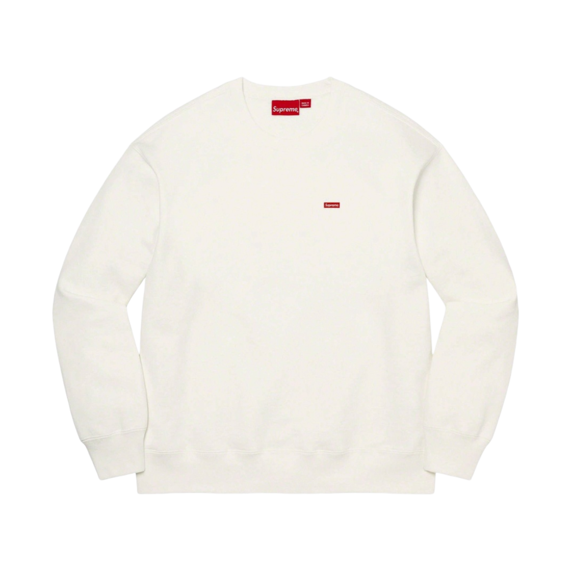 슈프림 스몰 박스 크루넥 화이트 - 23SS(Supreme Small Box Crewneck White - 23SS) - 1