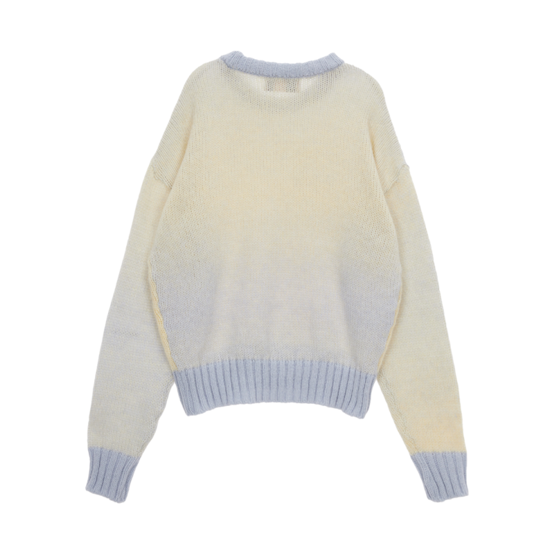 (W) 마뗑킴 마뗑 그라데이션 니트 풀오버 블루((W) Matin Kim Matin Gradation Knit Pullover Blue) - 2