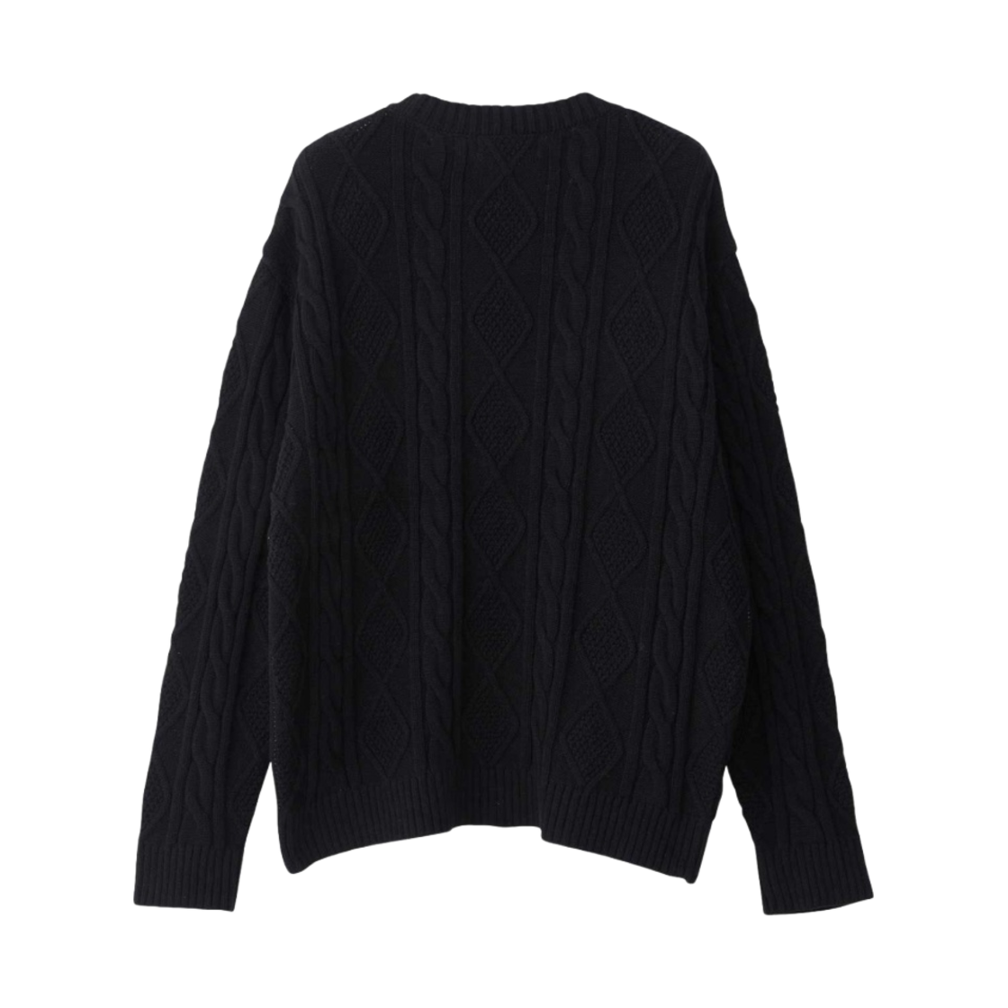 (W) 히스테릭 글래머 히스테릭 타임즈 자카드 오버사이즈 스웨터 블랙((W) Hysteric Glamour Hysteric Times Jacquard Oversized Sweater Black) - 2
