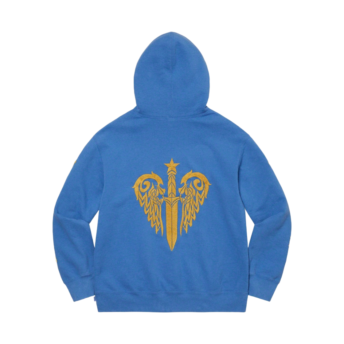 슈프림 더 그레이트 차이나 월 소드 후드 스웨트셔츠 워시드 로얄 - 22FW(Supreme The Great China Wall Sword Hooded Sweatshirt Washed Royal - 22FW) - 2
