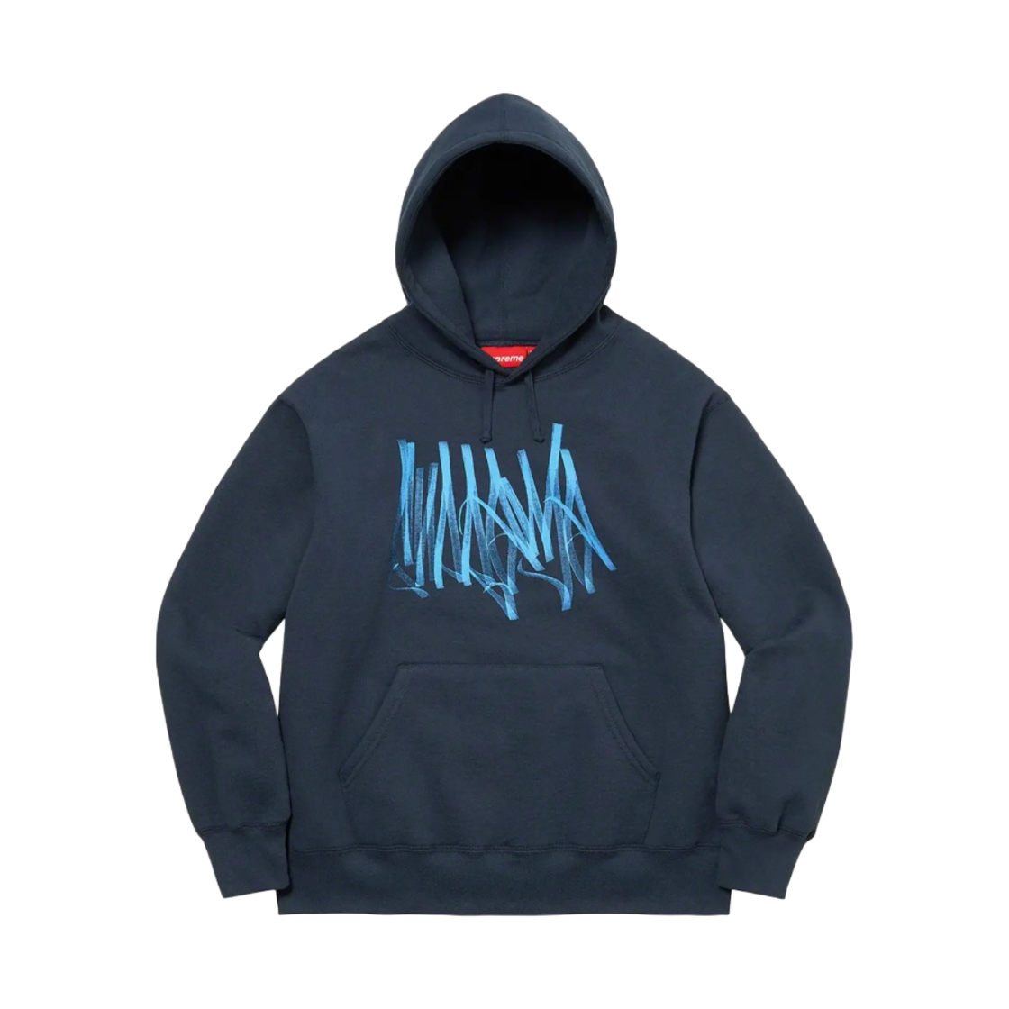 슈프림 태그 후드 스웨트셔츠 네이비 - 22FW(Supreme Tag Hooded Sweatshirt Navy - 22FW) - 1