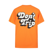 Free & Easy Don't Trip Drop Shadow SS T-Shirt Neon Orange