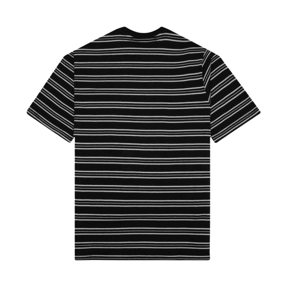 스투시 헨리 스트라이프 크루넥 티셔츠 블랙(Stussy Henry Striped Crew T-Shirt Black) - 2