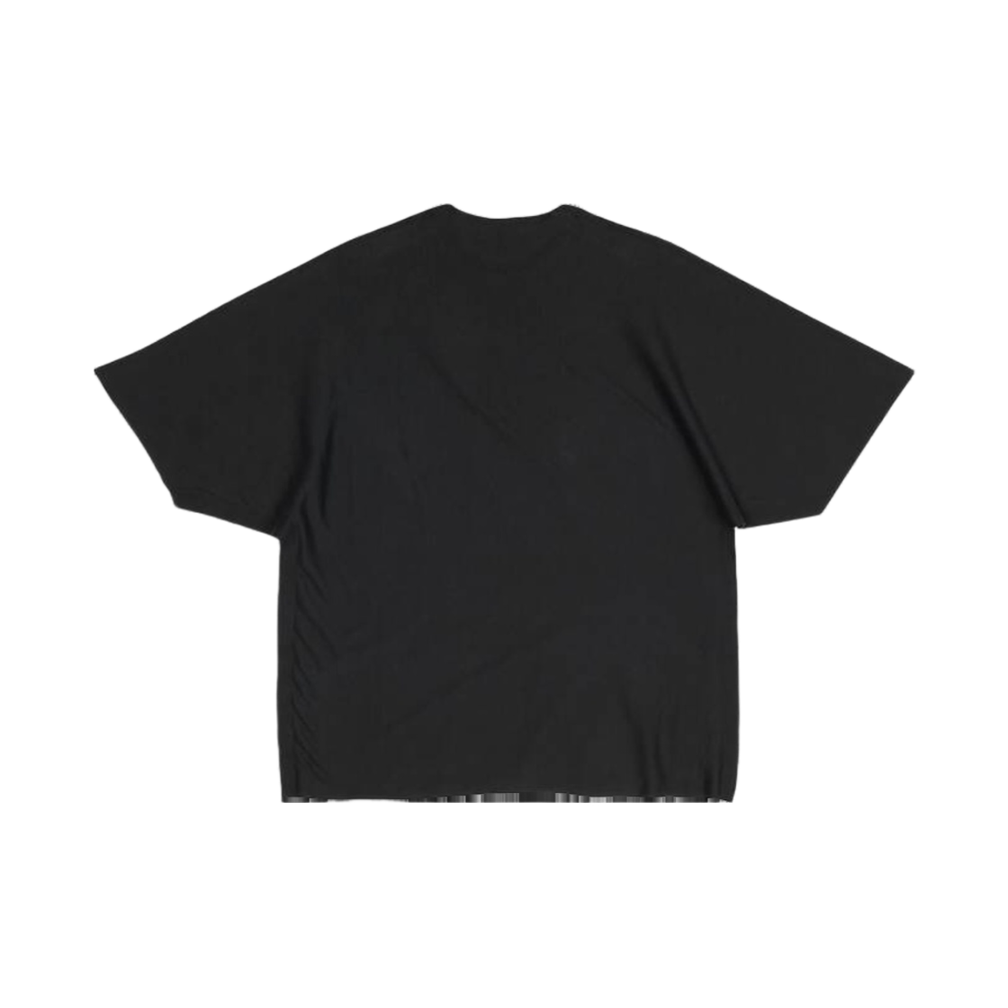 (W) 발렌시아가 3B 스포츠 아이콘 플랫 티셔츠 오버사이즈 블랙((W) Balenciaga 3b Sports Icon Flat T-Shirt Oversized Black) - 2