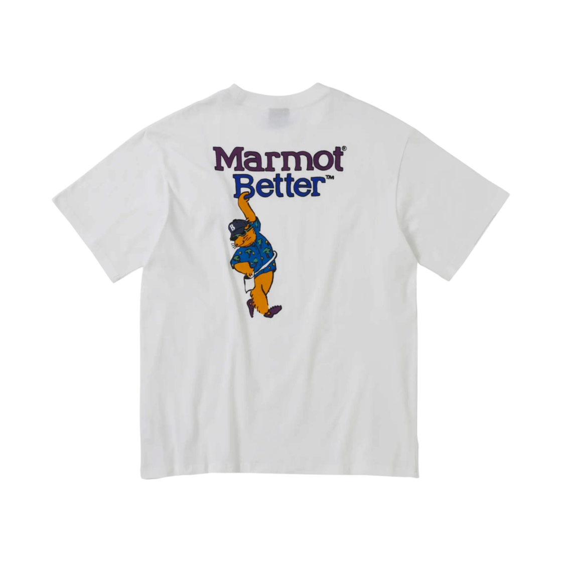 마모트 x 베러 기프트 샵 마티 숏슬리브 티셔츠 화이트(Marmot x Better Gift Shop Marty S/S T-Shirt White) - 1