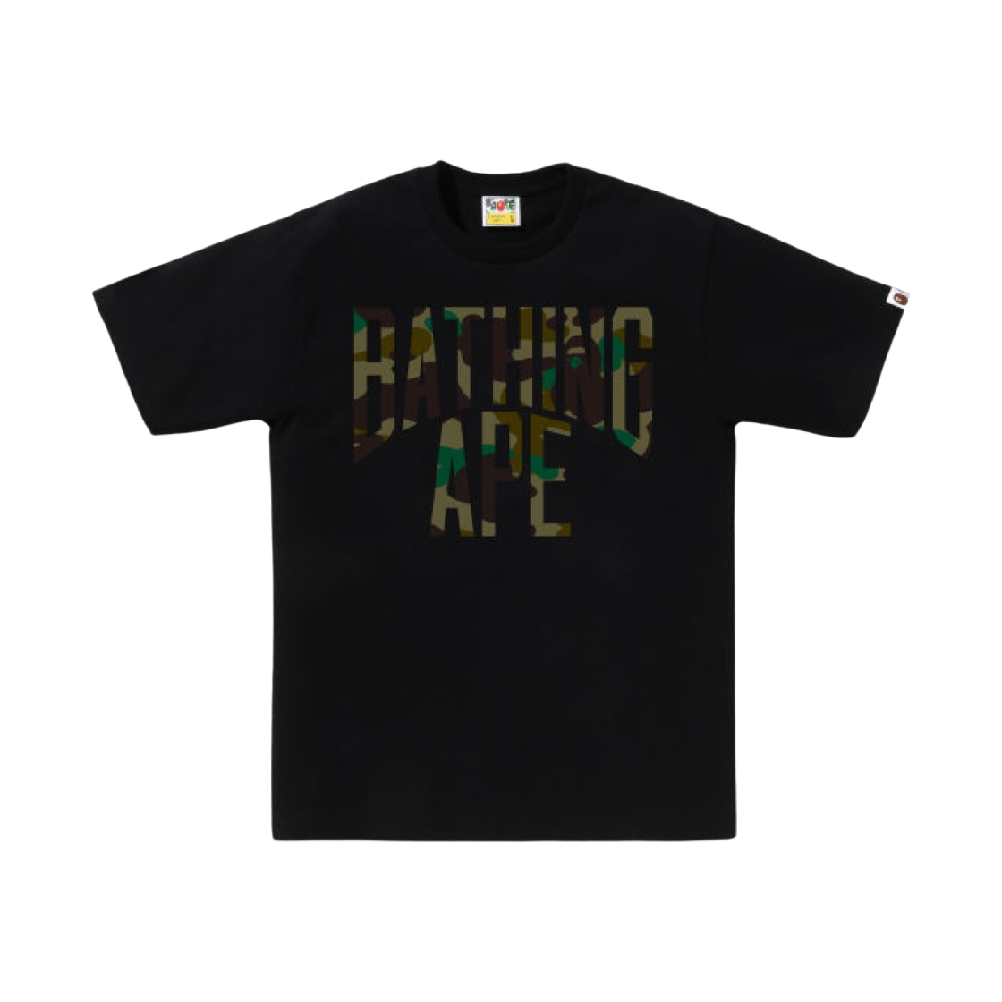 0ZXTEM10011XM BAPE 1st Camo Nyc Logo T-Shirt Black
