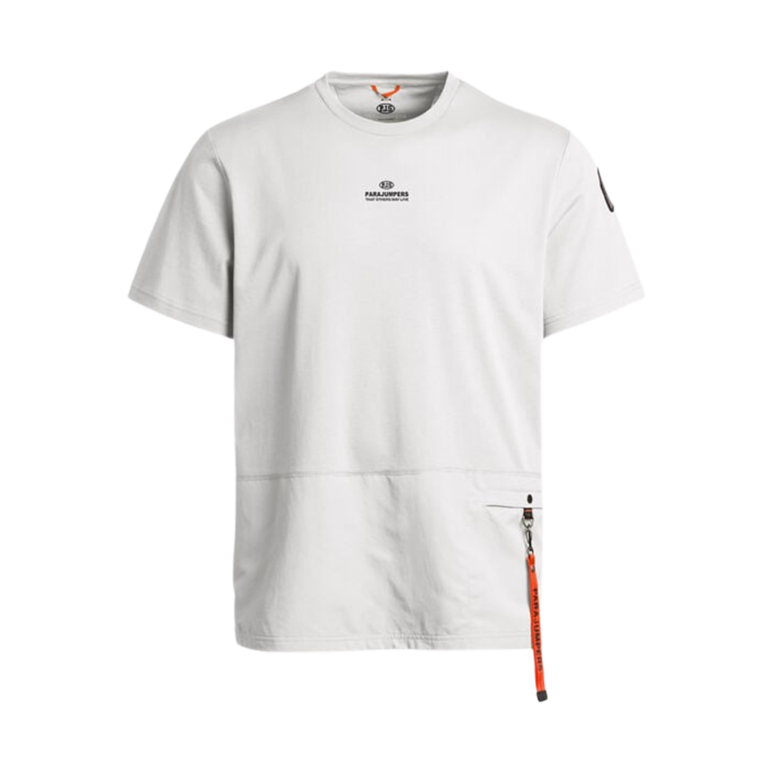 24SMPMTSRE08P290309 ParaJumpers Clint Cotton Jersey T-Shirt Cloud - 24SS