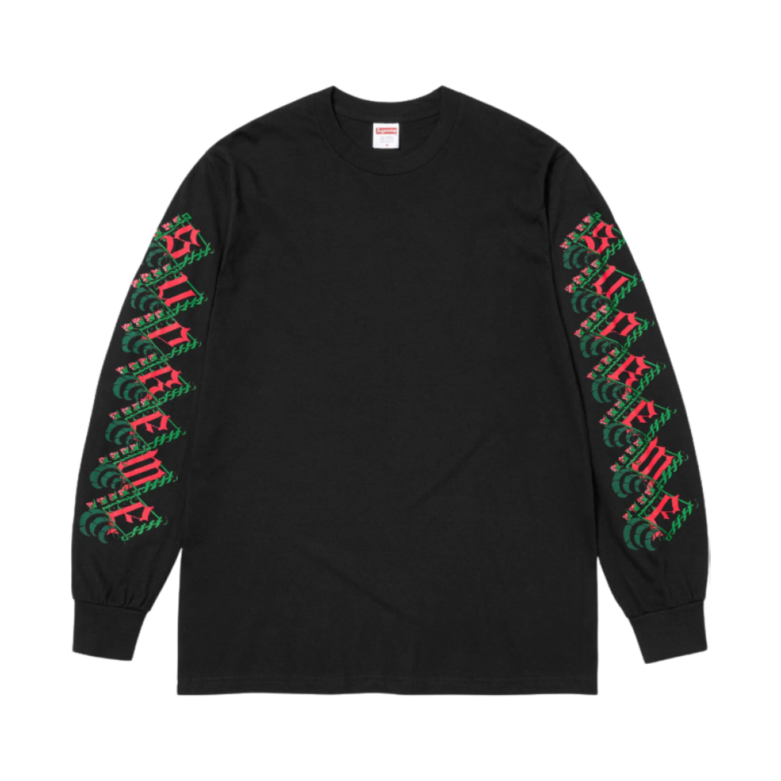 슈프림 스트로베리 롱슬리브 티셔츠 블랙 - 24FW(Supreme Strawberries L/S T-Shirt Black - 24FW) - 2